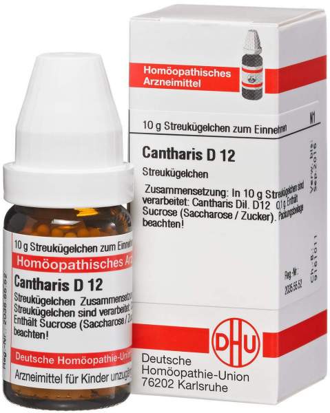 DHU Cantharis D12 10 g Globuli