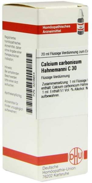Calcium Carbonicum C30 Hahnemanni Dhu 20 ml Dilution