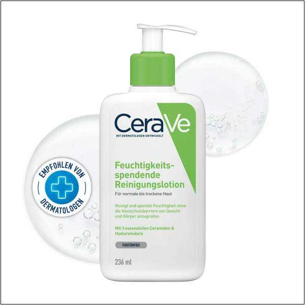CeraVe Feuchtigkeitsspendende Reinigungslotion 236 ml