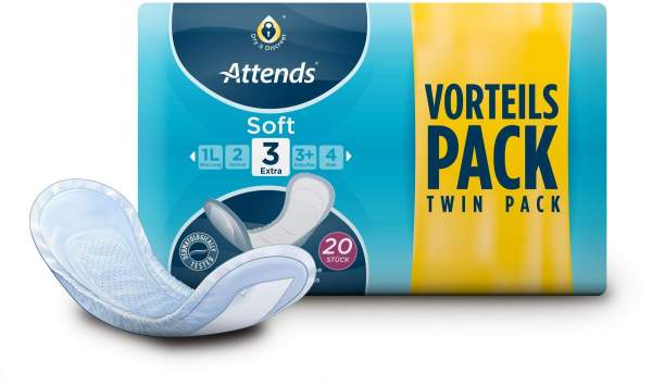 Attends Soft 3 Extra Einlagen 20 Stück
