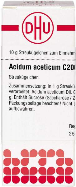 Acidum aceticum C 200 Globuli 10g