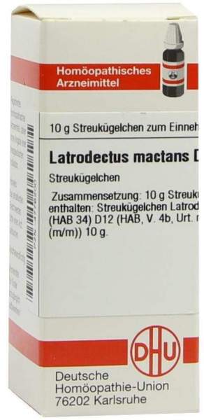 Latrodectus Mactans D 12 Globuli