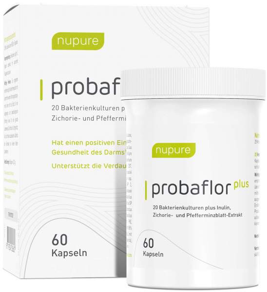 Nupure Probaflor Plus Probiotika 60 Magensaftresistente Kapseln