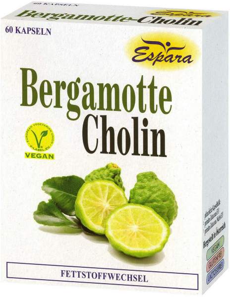 Bergamotte Cholin 60 Kapseln