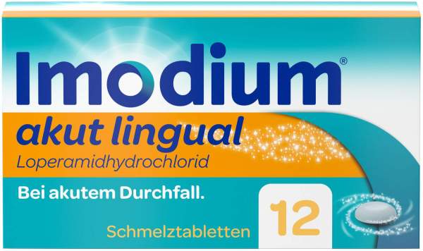 Imodium akut lingual 2 mg 12 Schmelztabletten