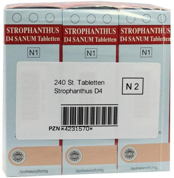 Strophanthus D4 Sanum 240 Tabletten
