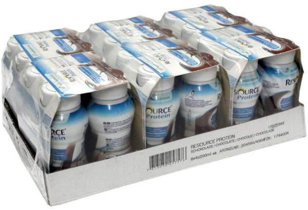 Resource Protein Schokolade Neue Rezeptur 6 X 4 X 200 Ml...