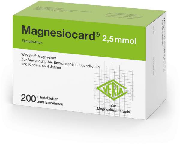 Magnesiocard 2,5 Mmol 200 Filmtabletten