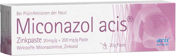 Miconazol Acis Zinkpaste 20 G