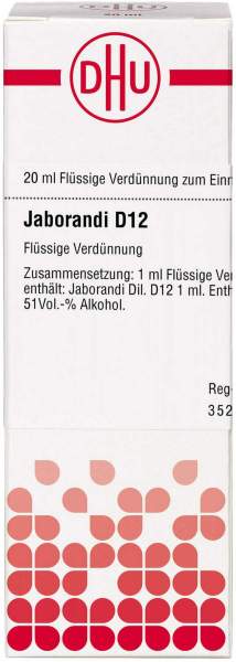 Dhu Jaborandi D12 Dilution 20 ml