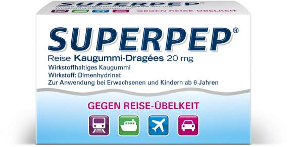Superpep wirkstoffhaltiges Kaugummi 20 mg 10 Stück