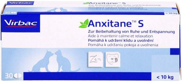 Anxitane S Tabletten für Hunde u. Katzen &lt;10 kg