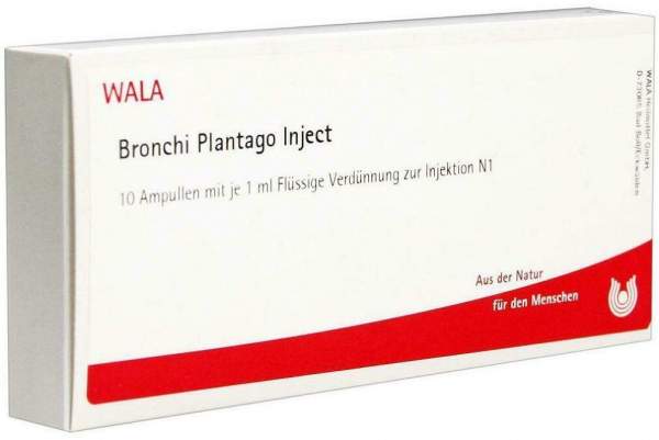 Wala Bronchi Plantago Inject 10 X 1 ml Ampullen