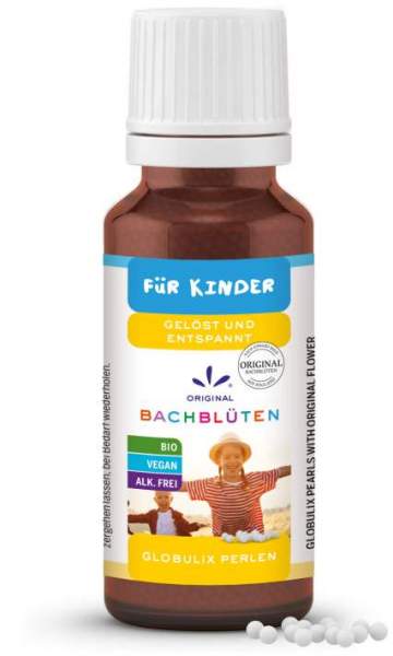 Bachblüten Kinder Globuli Gelöst und Entspannt 20 G Globuli