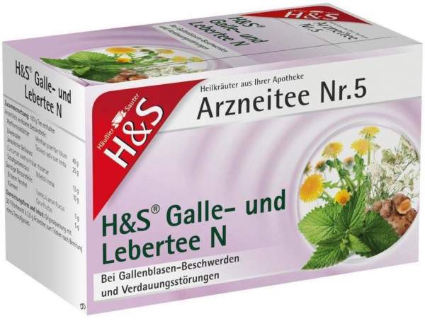 H&amp;S Galle - und Lebertee N 20 Filterbeutel