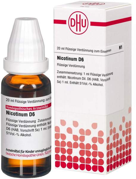 Nicotinum D 6 20 ml Dilution