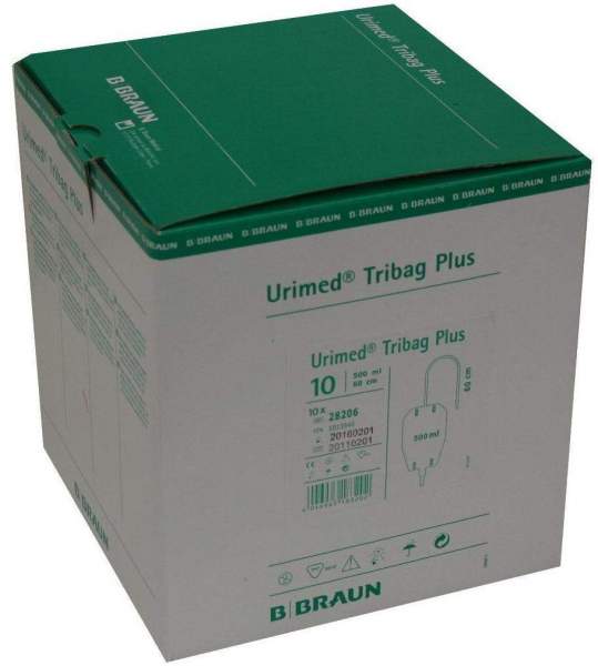 Urimed Tribag Plus Urin Beinbeutel 500ml 80cm Unst