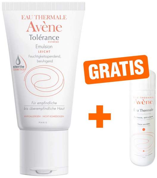 Avene Tolerance Extreme 50 ml Emulsion + gratis Thermalwasserspray 50 ml