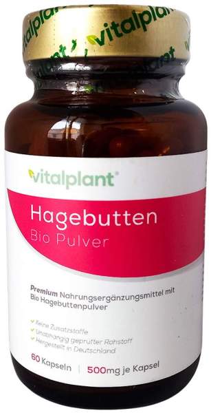 Hagebutten 500 mg Vitalplant Kapseln