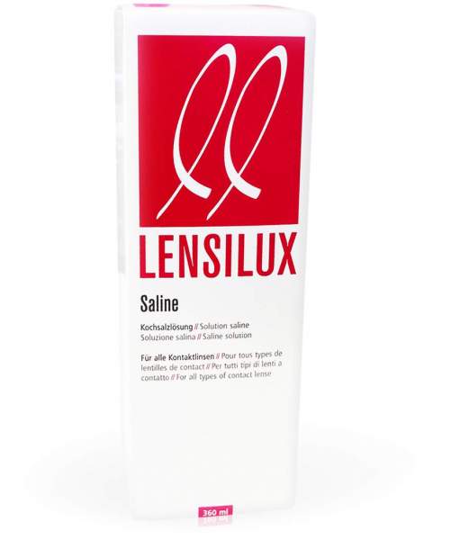 Lensilux Saline Kochsalzlösung 360 ml Lösung