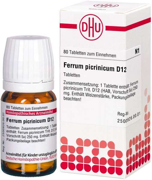 Ferrum Picrinicum D 12 Tabletten