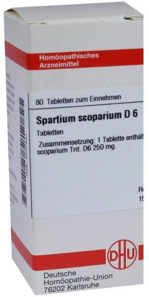 Spartium Scoparium D 6 80 Tabletten