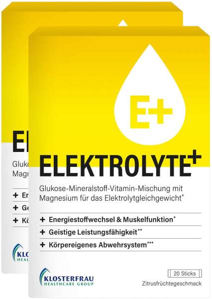 Elektrolyte+ Granulat 2 x 20 Sticks