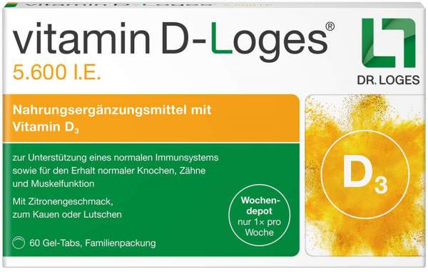 Vitamin D-Loges 5.600 I.E. 60 Kautabletten