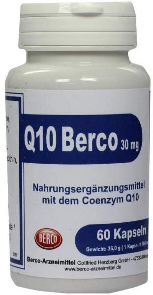Q10 Berco 30 mg 60 Kapseln