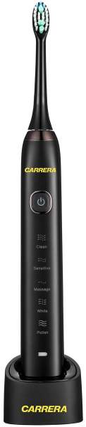 Elektrische Schallzahnbürste black Carrera
