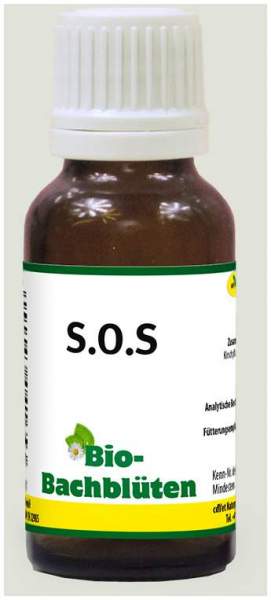 Bachblüten S.O.S Flüssig Vet 10 ml Tropfen