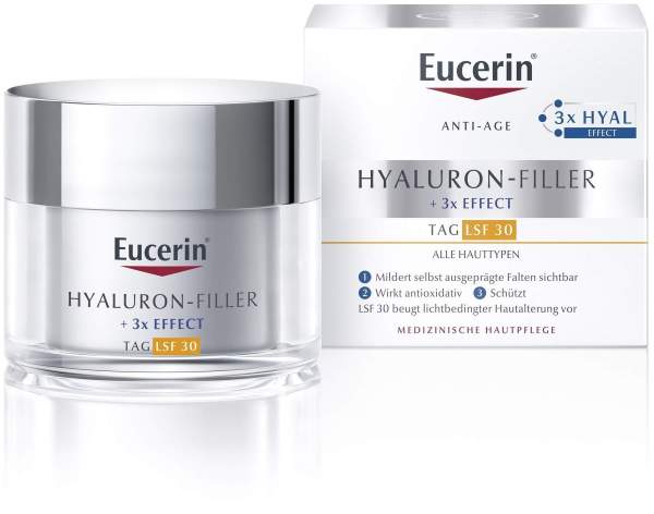 Eucerin Anti Age Hyaluron Filler Tagespflege LSF 30 50 ml Creme