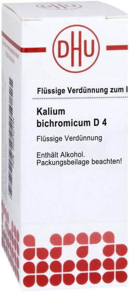 Kalium Bichromicum D 4 Dilution