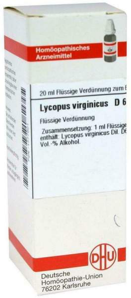 Dhu Lycopus Virginicus D6 Dilution