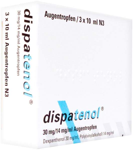 Dispatenol Augentropfen 3 X 10 ml