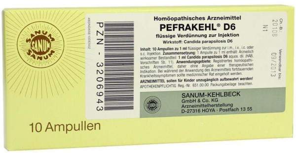 Pefrakehl Ampullen D 6