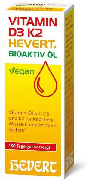 Vitamin D3 K2 Hevert Bioaktiv 20 ml Öl