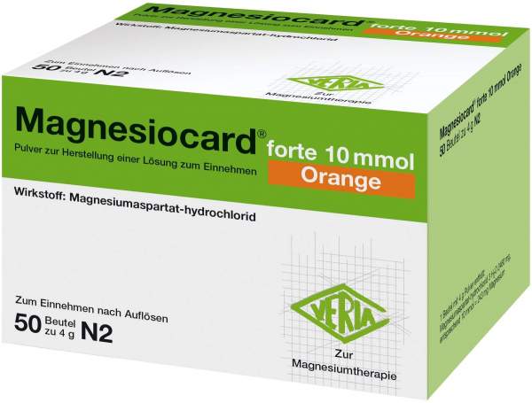 Magnesiocard Forte 10 Mmol Orange 50 Beutel