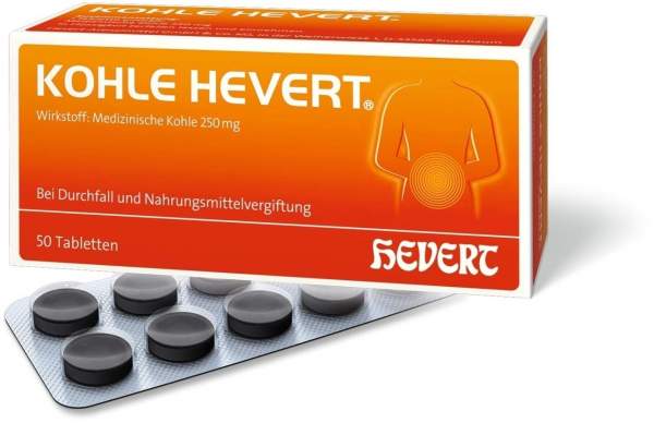 Kohle Hevert Tabletten 50 Stück