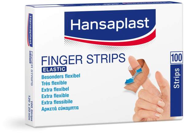 Hansaplast Fingerstrips Elastic 12 X 2 cm 100 Stück