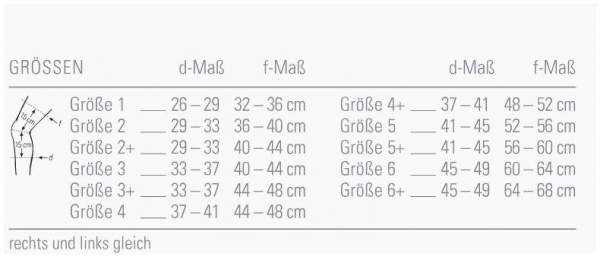 Bort Stabilogen Knieb.Latexfrei Gr.2+ Schwarz 1 Stück