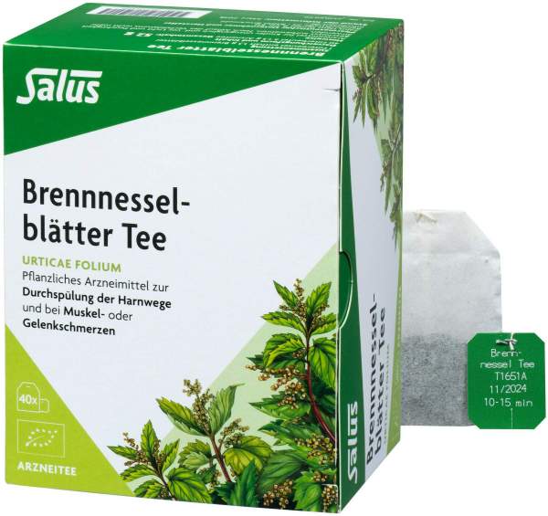 Brennnesselblätter Tee Bio Salus 40 Filterbeutel