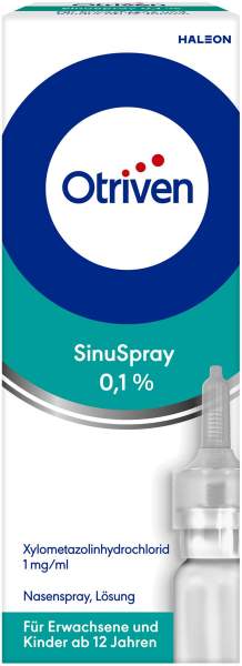 Otriven SinuSpray 0,1 % Nasenspray 10 ml