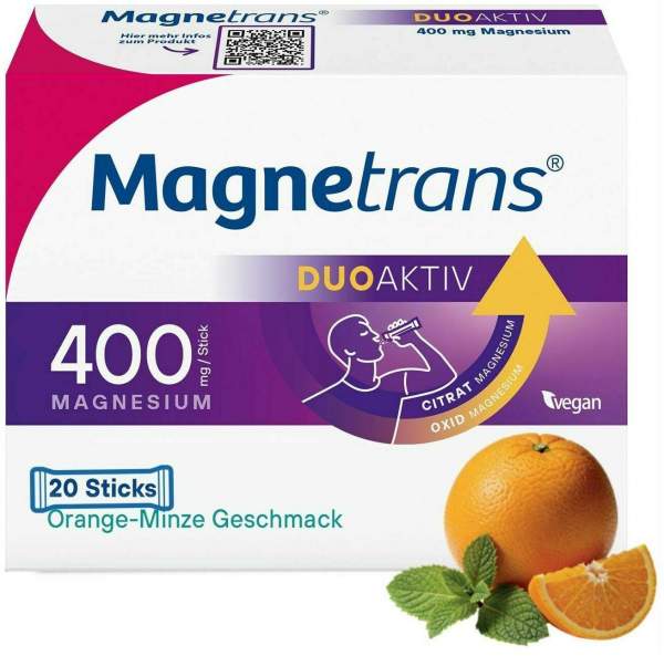 Magnetrans Duo Aktiv 400 mg 20 Sticks
