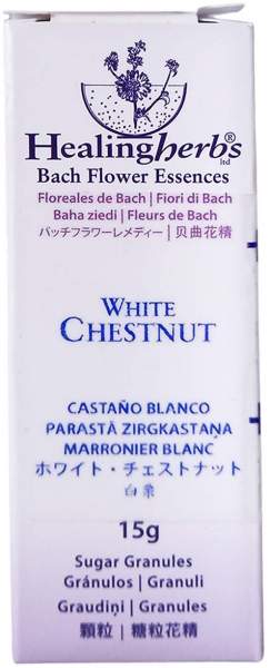 Bachblüten White Chestnut Globuli Healing Herbs 15