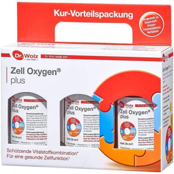 Zell Oxygen Plus Kur Flüssig 3 X 250 ml Flüssigkeit
