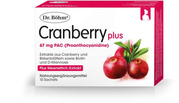 Dr. Böhm Cranberry Plus Granulat 10 Sachets