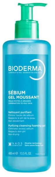 BIODERMA Sebium Gel Moussant Reinigungsgel 400 ml