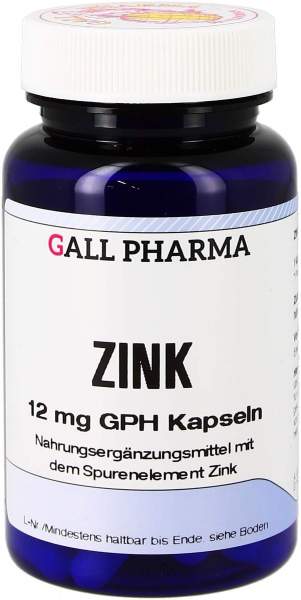 Zink 12 mg Gph Kapseln