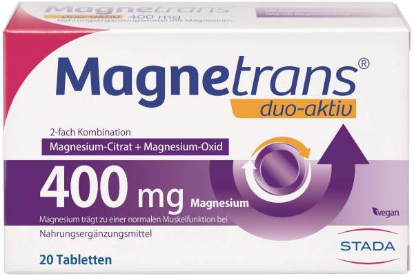 Magnetrans Duo Aktiv 400 mg 20 Tabletten